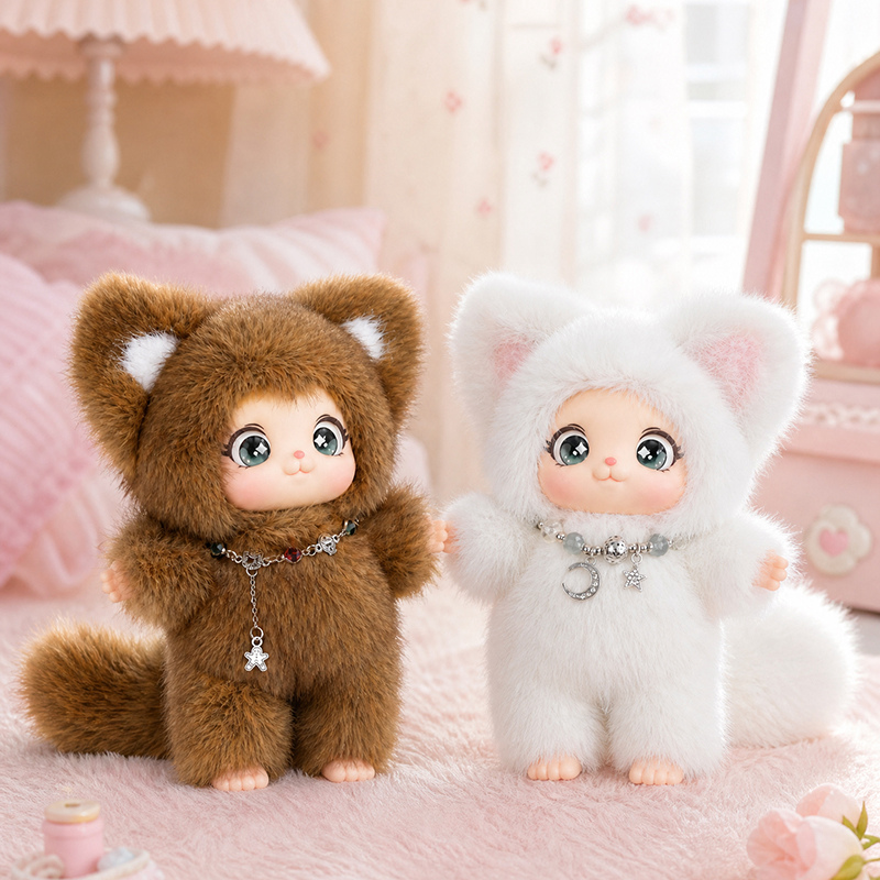 18cm New Cute Family Fox Plush – Kids Toys Young recenzja i cena