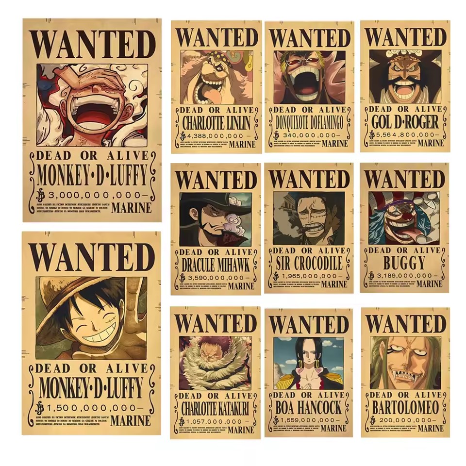 Anime One Piece Bounty Wanted  – Kids Toys Vintage recenzja i cena