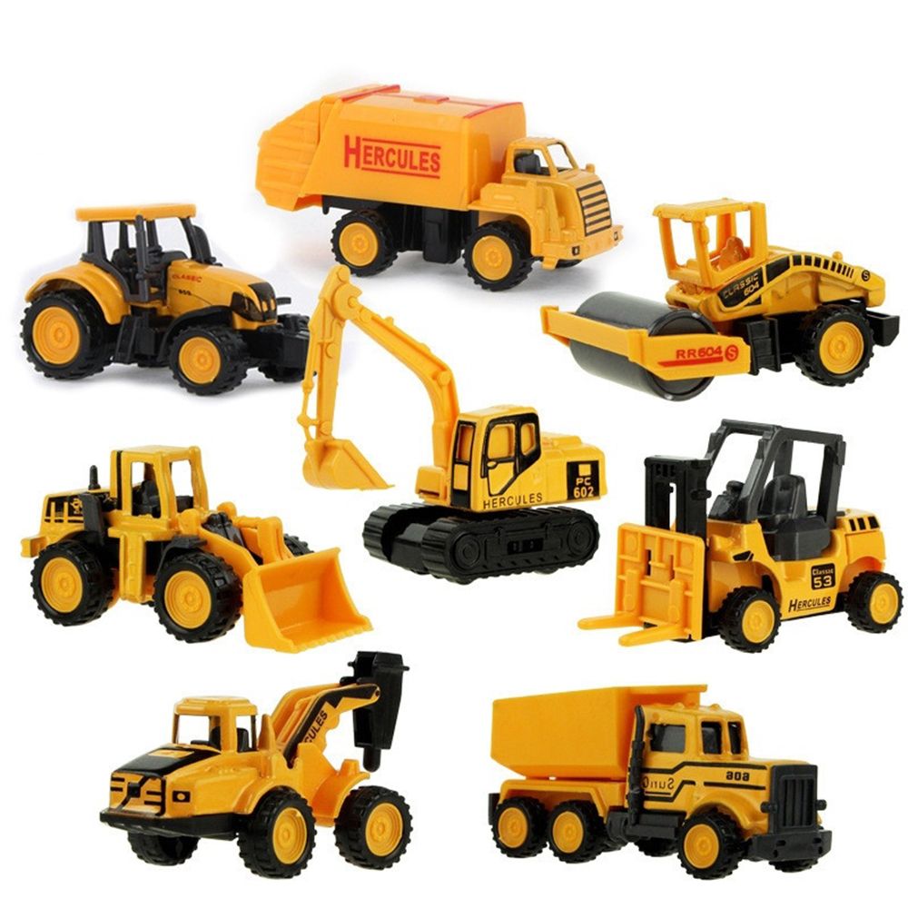 8 Types Mini Construction Engi – Kids Toys Jcb recenzja i cena