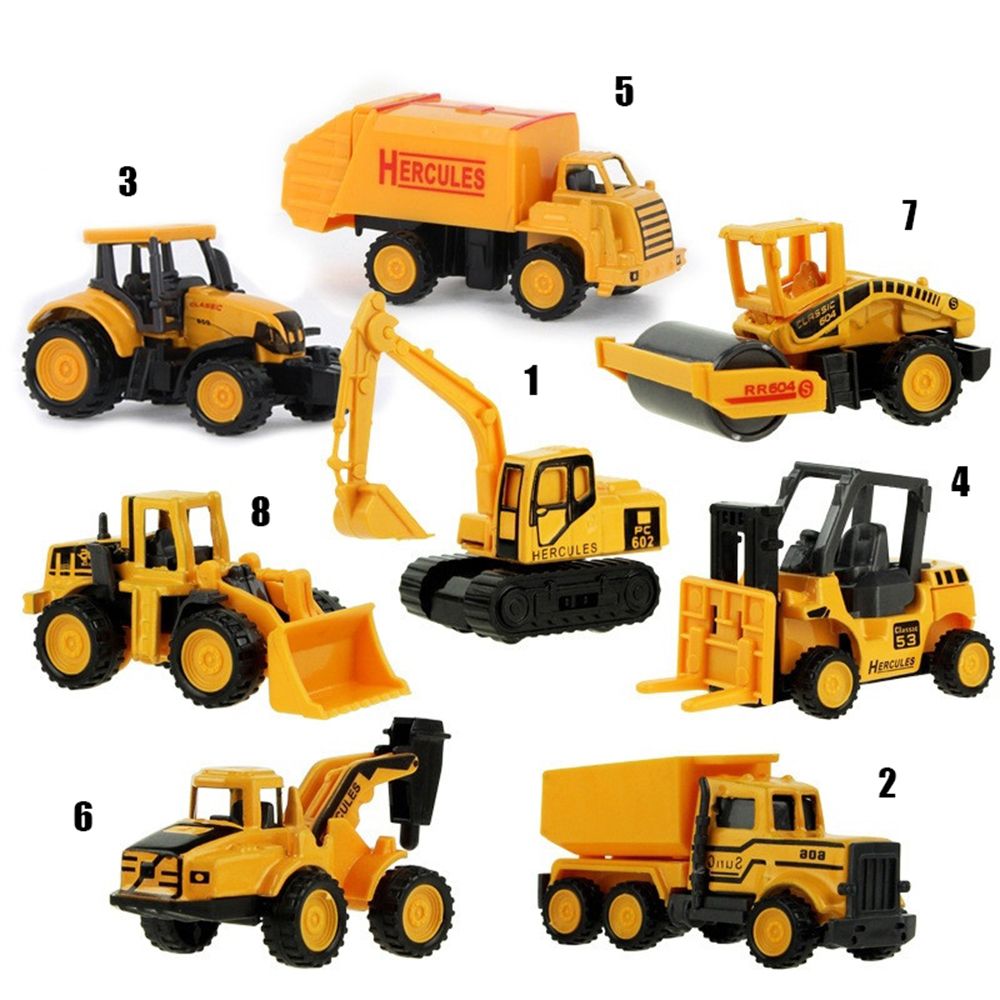8 Types Mini Construction Engi – Kids Toys Jcb recenzja i cena