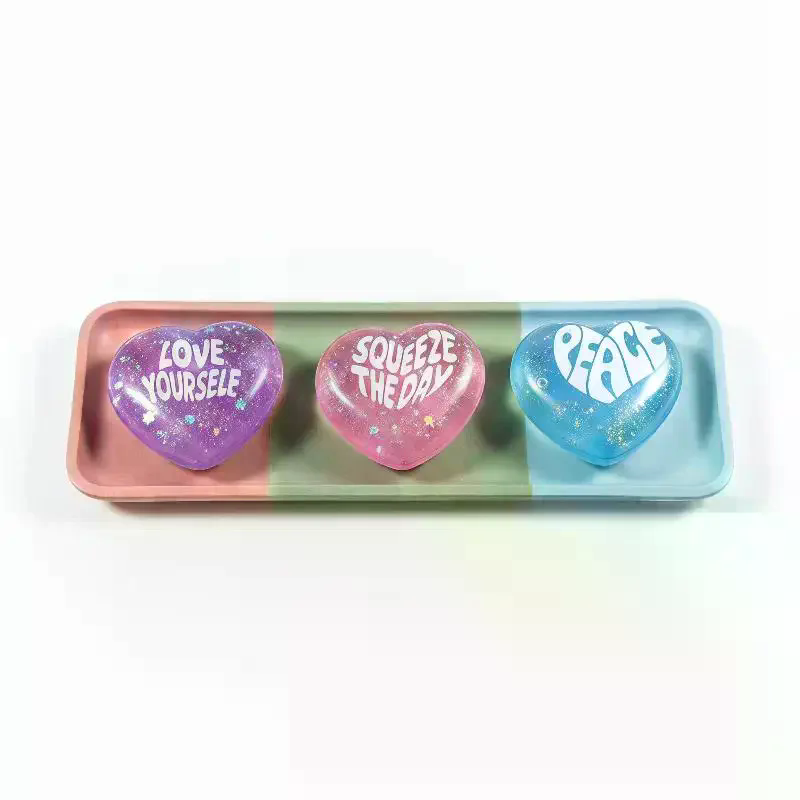 Soft Glitter Heart Squeeze Toy – Kids Toys Quotes recenzja i cena