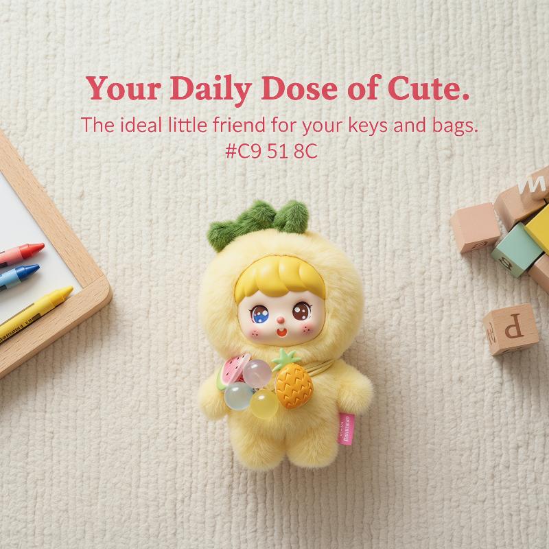 Cute Fruit Plush Doll Keychain – Soft Plush Doll recenzja i cena