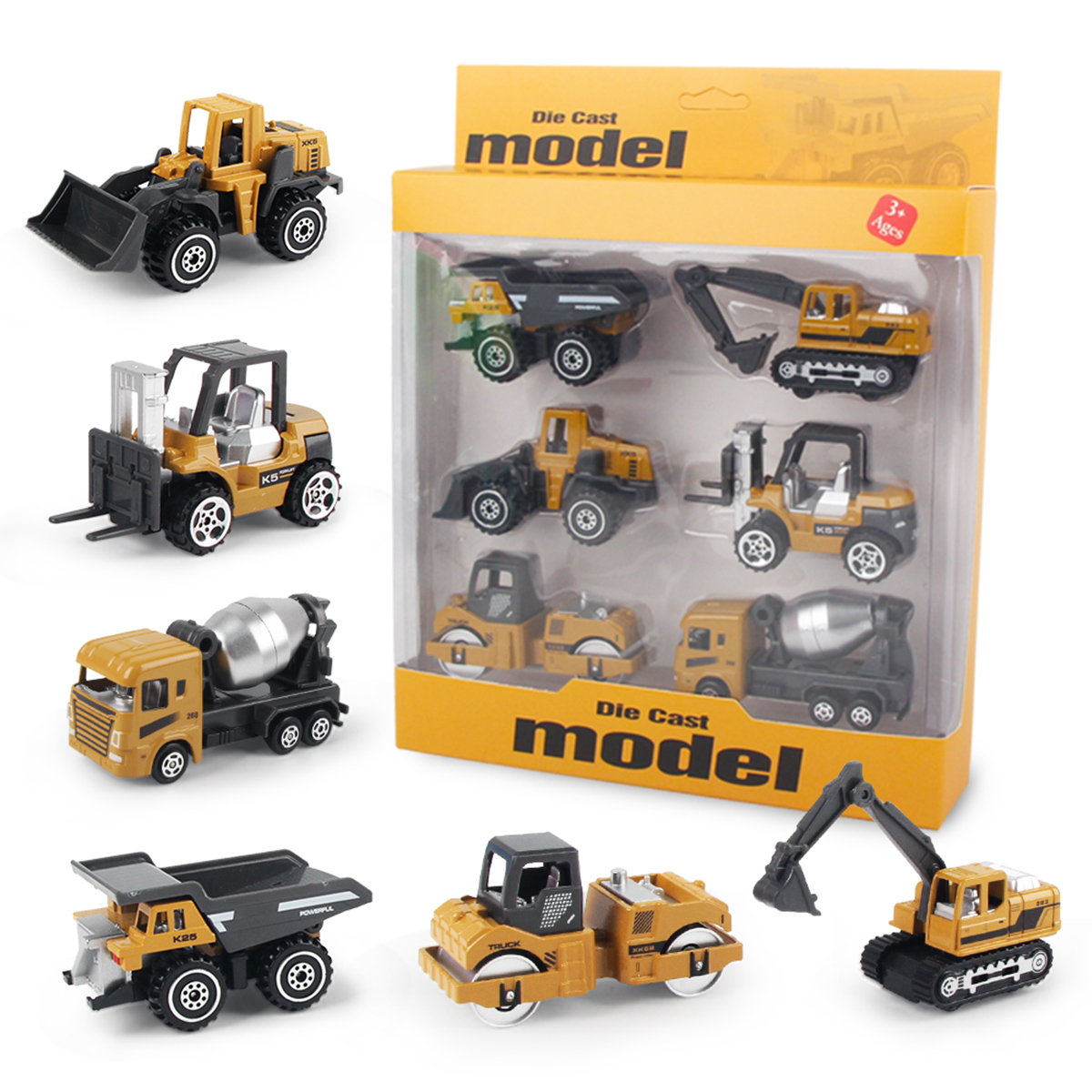 6pcs/set Alloy Engineering Tru – Kids Toys Jcb recenzja i cena