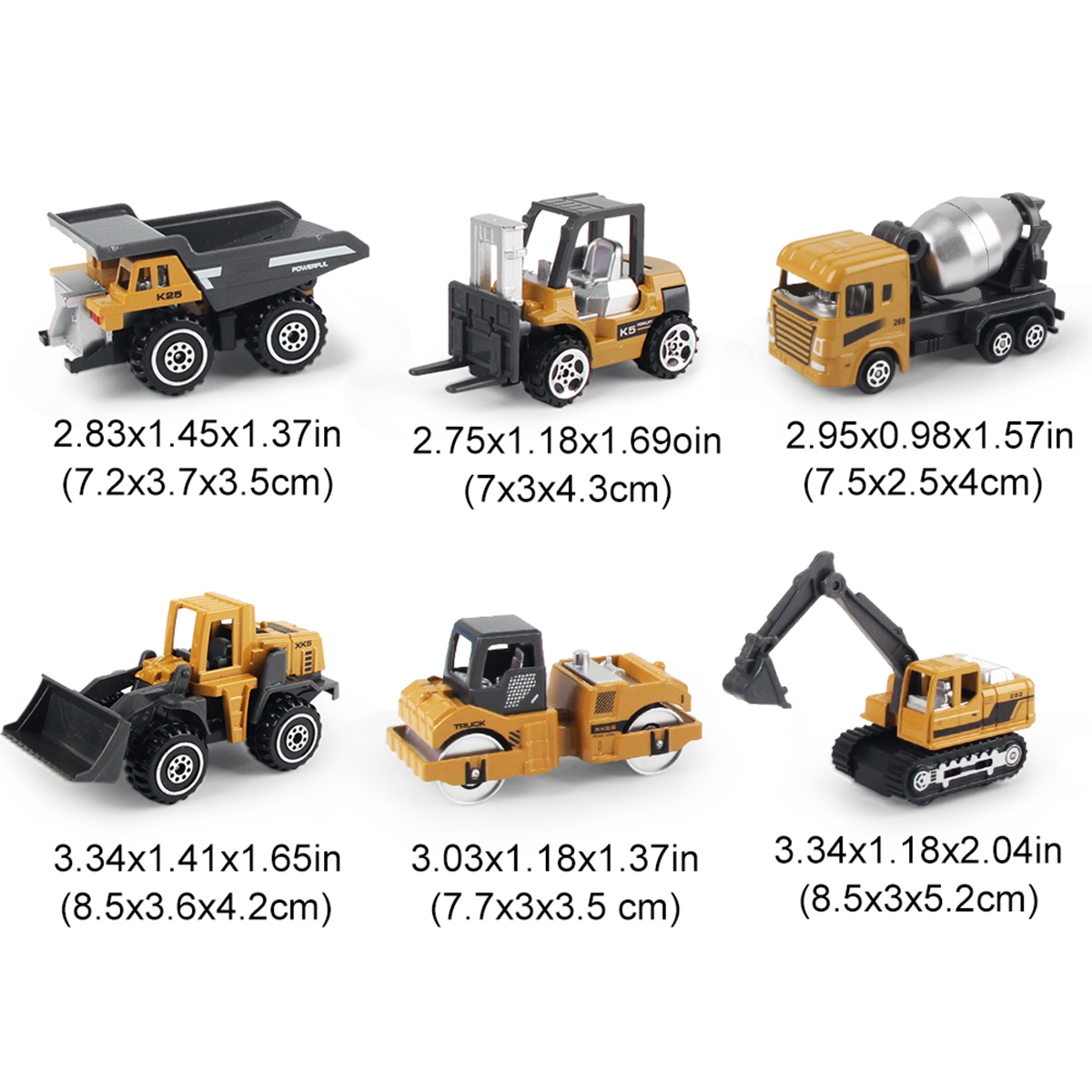 6pcs/set Alloy Engineering Tru – Kids Toys Jcb recenzja i cena