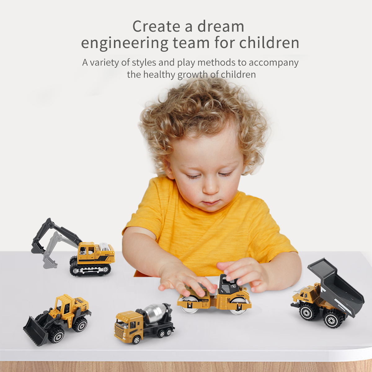 6pcs/set Alloy Engineering Tru – Kids Toys Jcb recenzja i cena