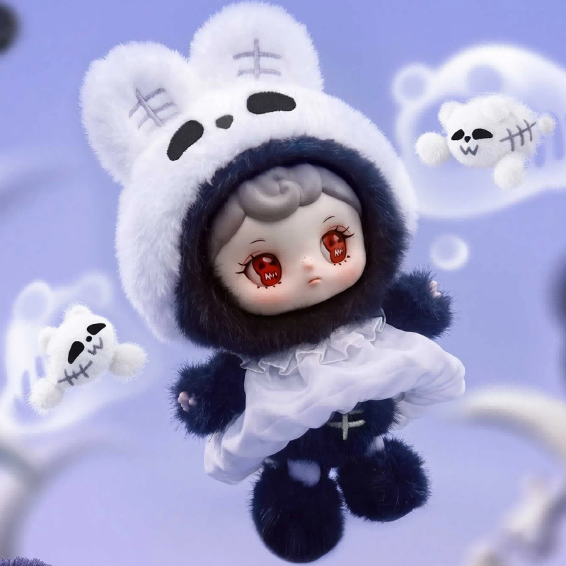 Tarti Skull Panda Vinyl Plush  – Soft Plush Doll recenzja i cena