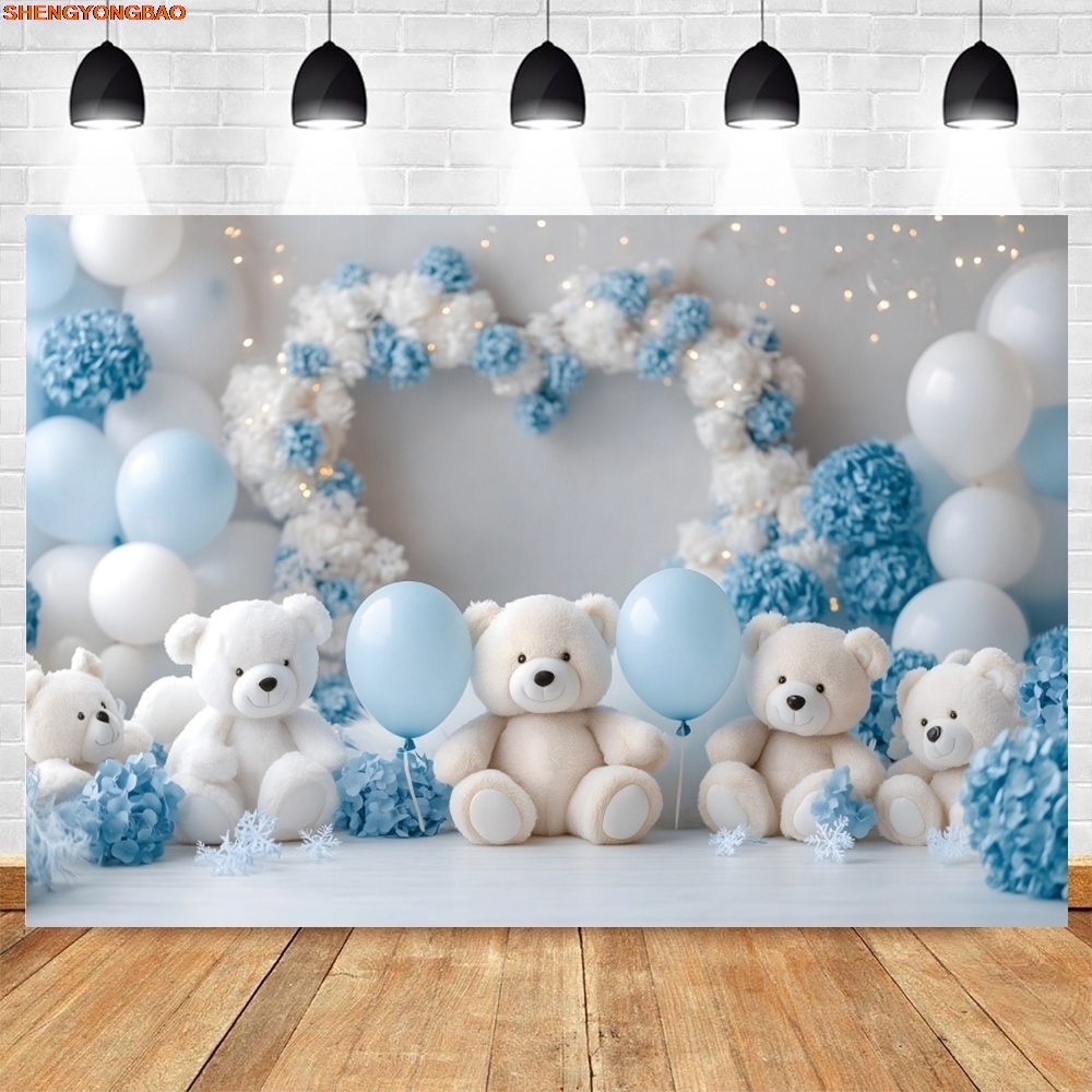 Baby Boy 1st Birthday Party Ph – Toys Background For Kids recenzja i cena