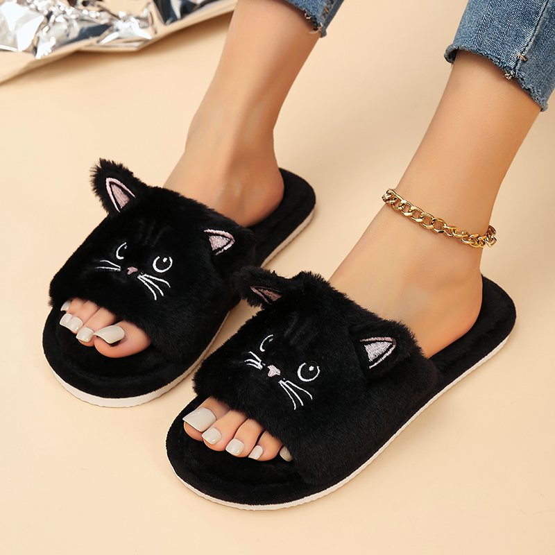 Casual Fluffy Women's Slippers – Soft Plush Doll recenzja i cena