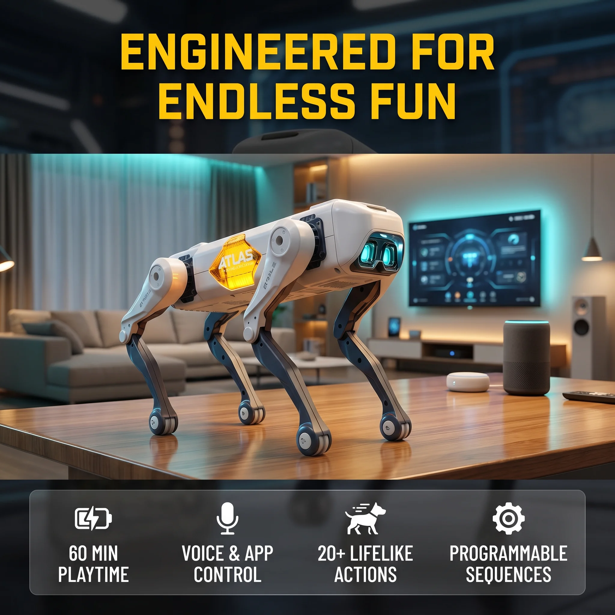 AI Smart Robot Dog, Voice & AP – Kids Toys Young recenzja i cena