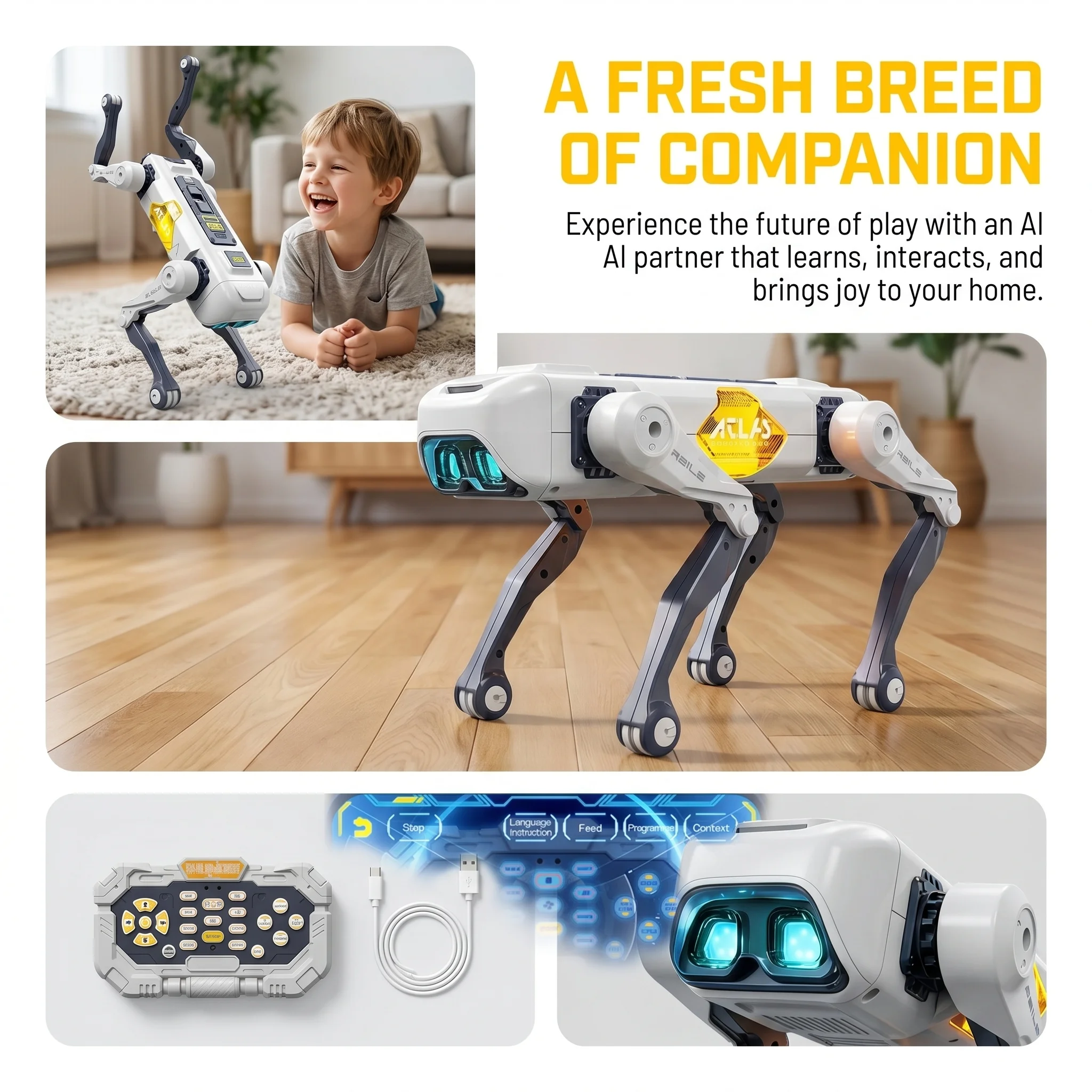 AI Smart Robot Dog, Voice & AP – Kids Toys Young recenzja i cena