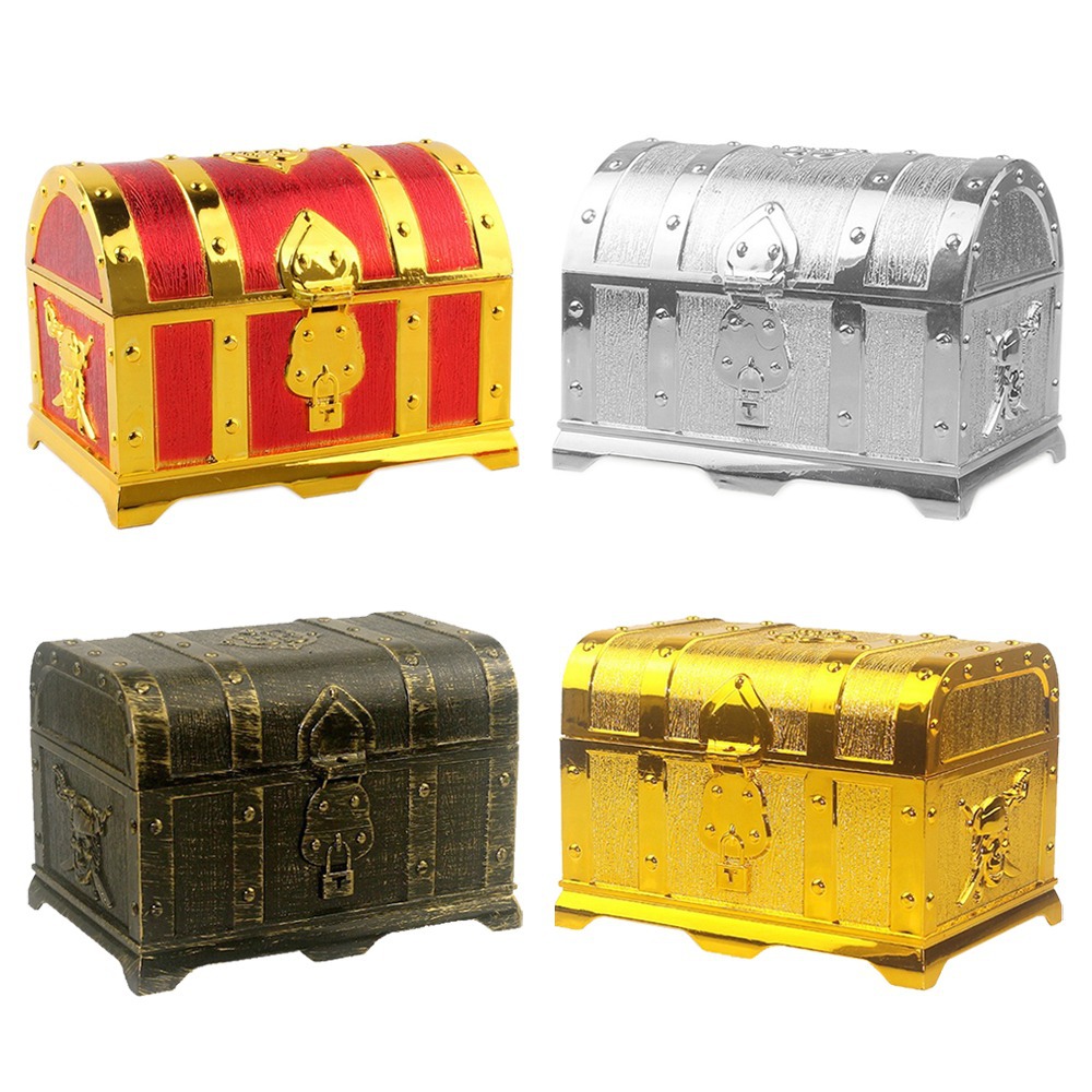 Pirate Treasure Chest Decorati – Kids Toys Vintage recenzja i cena