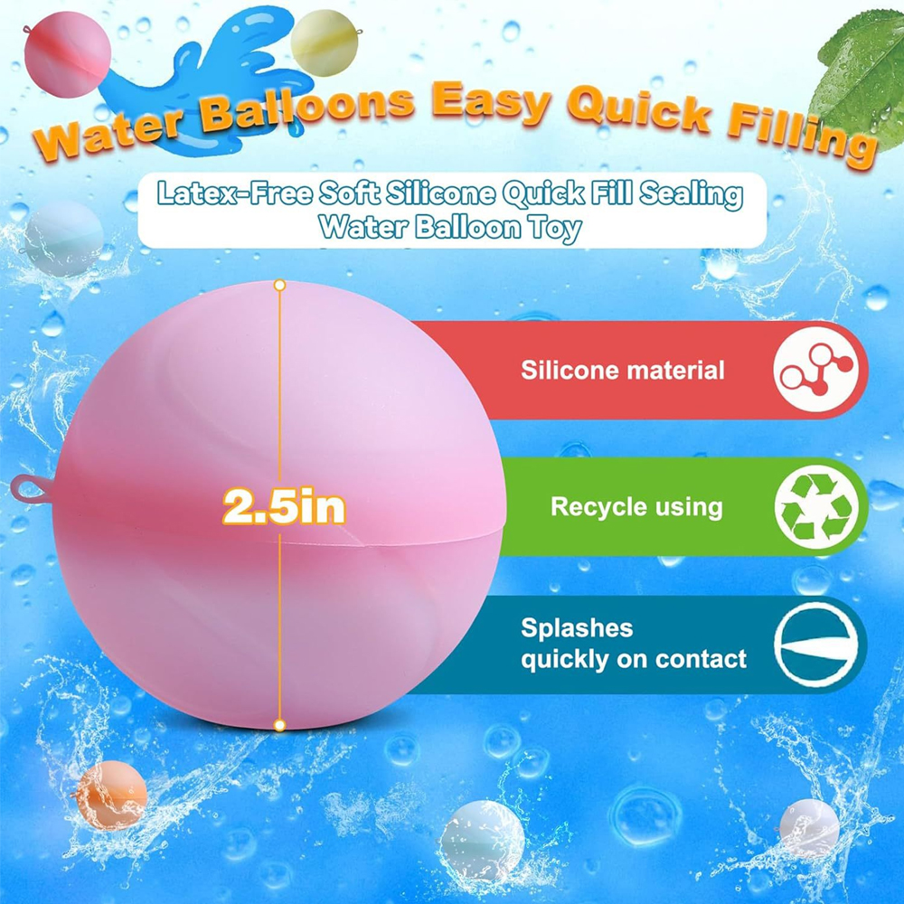 Reusable Magnetic Water Balloo – Water Balloon Set recenzja i cena