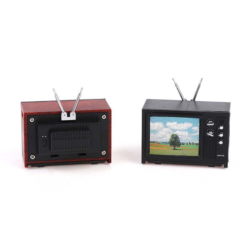 1pc 1/12 Dollhouse Mini Televi – Kids Toys Vintage recenzja i cena