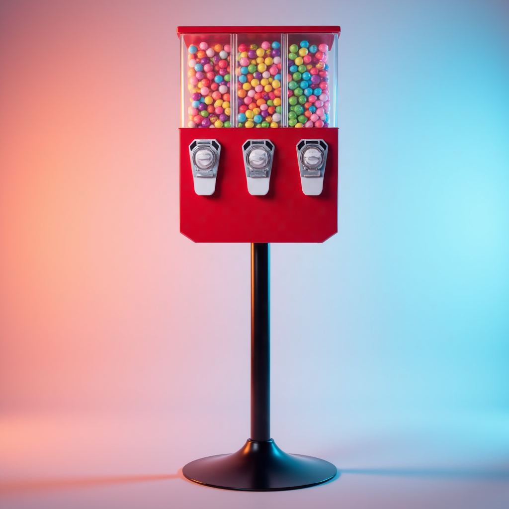 2025 Factory Triple head 3 in  – Kids Toys Vending Machine recenzja i cena