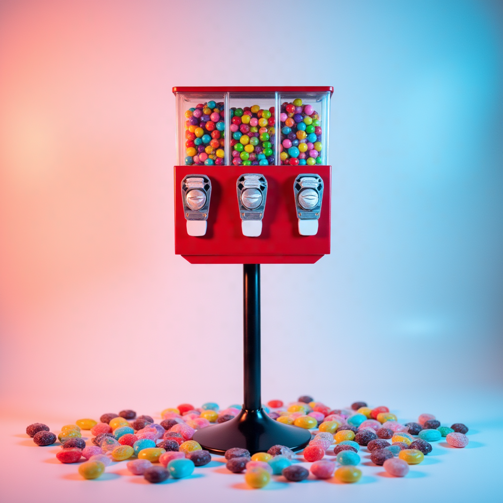 2025 Factory Triple head 3 in  – Kids Toys Vending Machine recenzja i cena