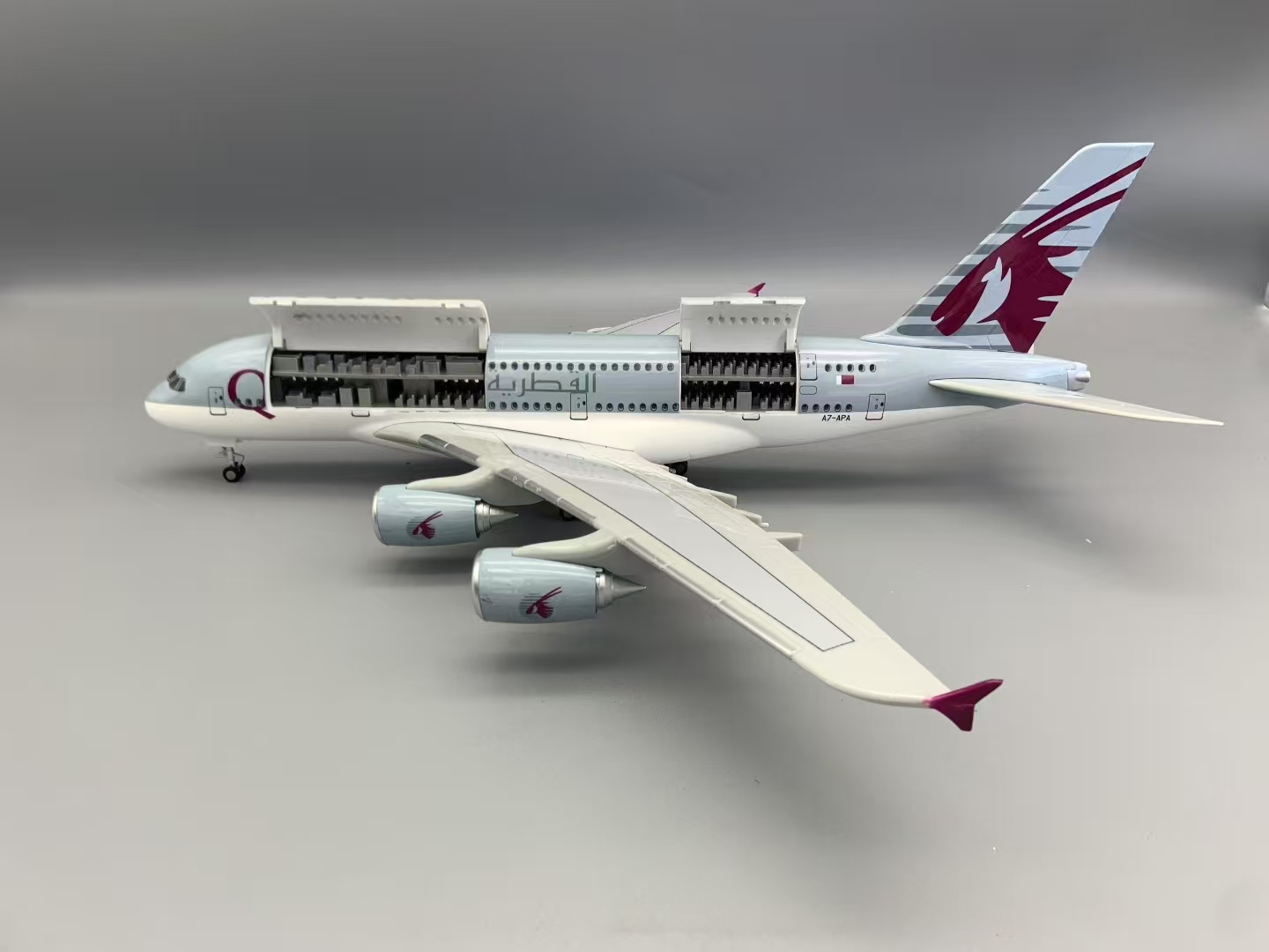 NEW A380 Qatar Airways Model P – Kids Toys Qatar recenzja i cena