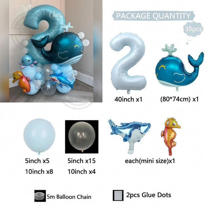 38Pcs Ocean Animal Themed Birt – Water Balloon Set recenzja i cena