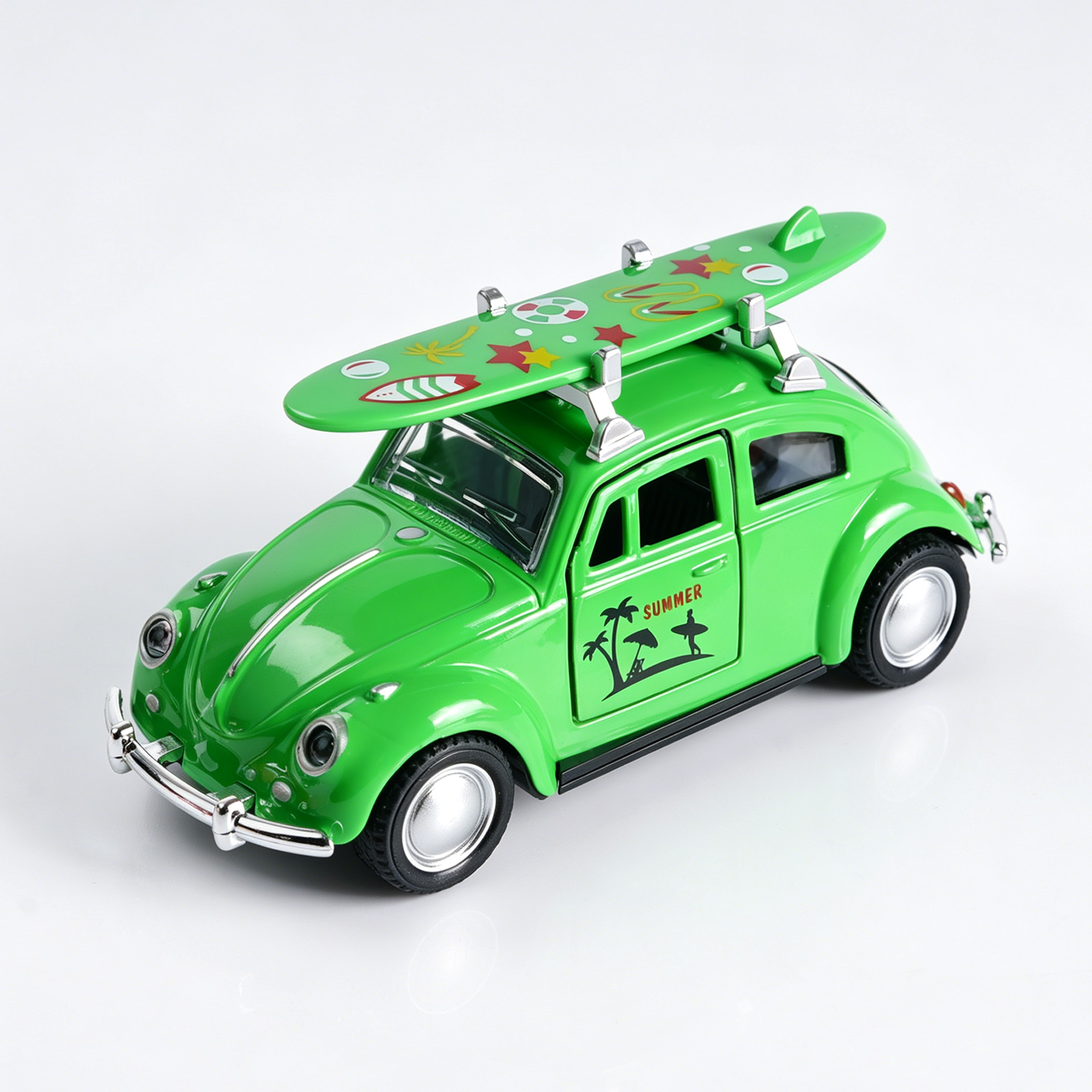 Retro Green Beetle Diecast Car – Kids Toys Young recenzja i cena