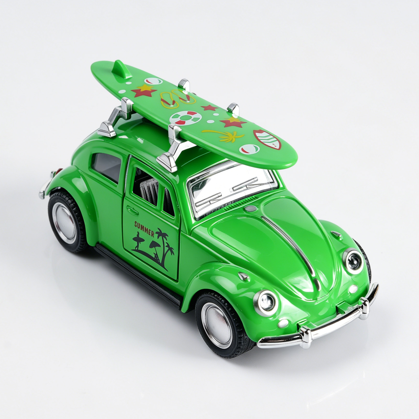 Retro Green Beetle Diecast Car – Kids Toys Young recenzja i cena