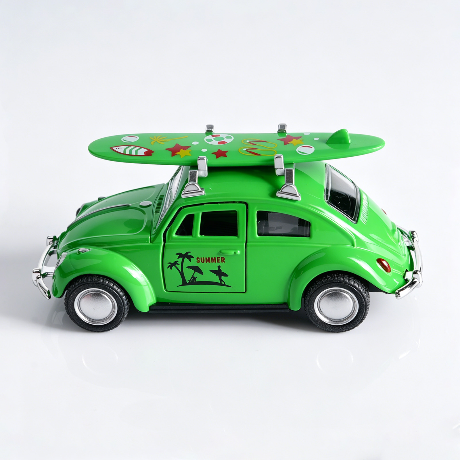 Retro Green Beetle Diecast Car – Kids Toys Young recenzja i cena