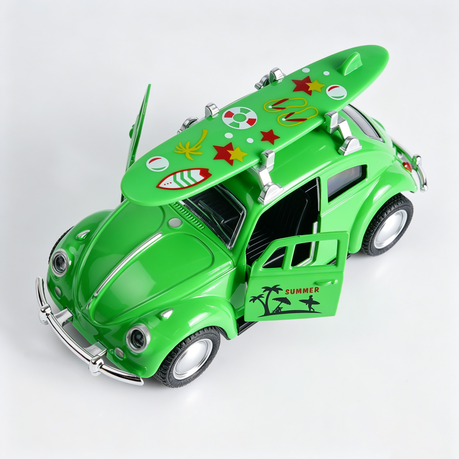 Retro Green Beetle Diecast Car – Kids Toys Young recenzja i cena