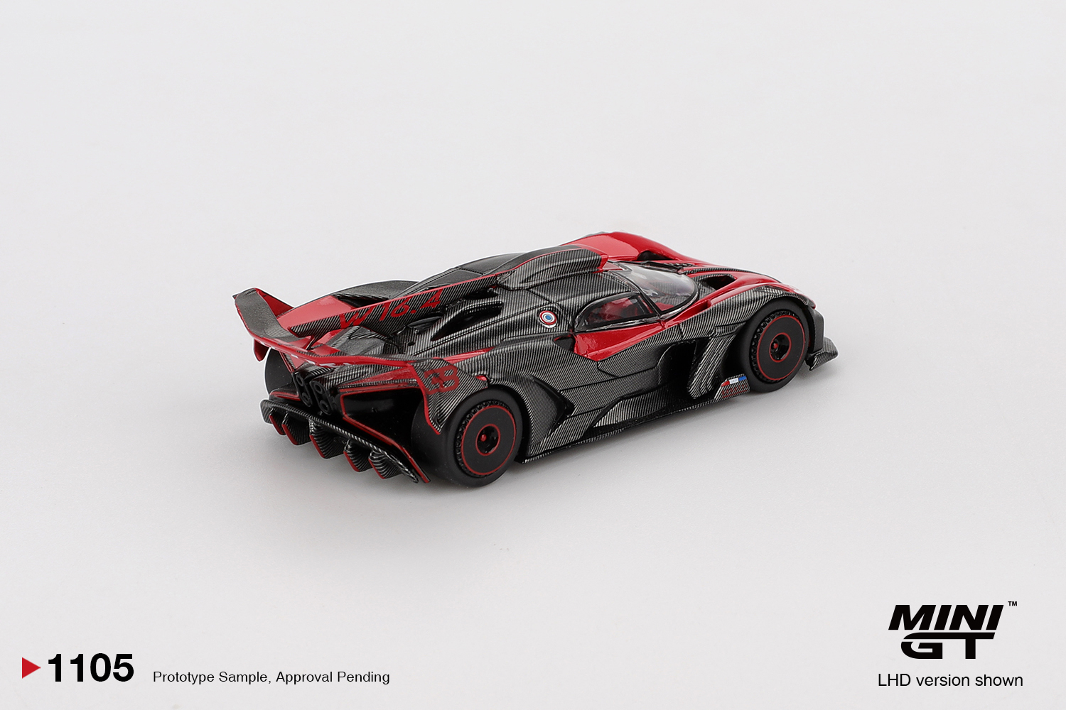 MINIGT 1/64 Bugatti Bolide Red – Kids Toys Young recenzja i cena