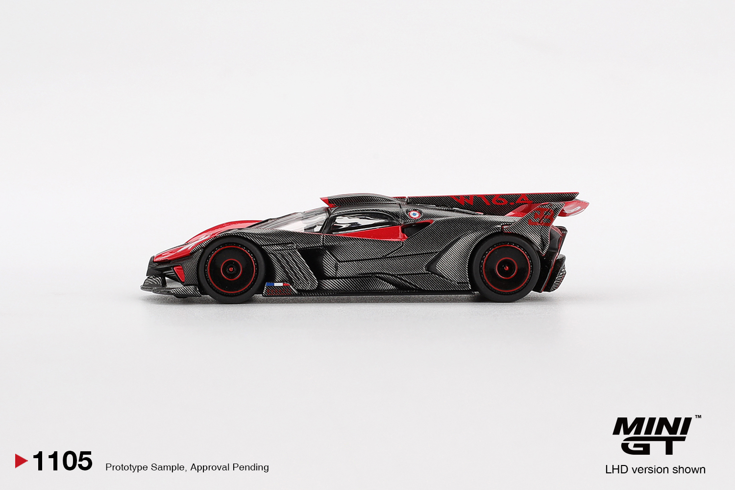 MINIGT 1/64 Bugatti Bolide Red – Kids Toys Young recenzja i cena