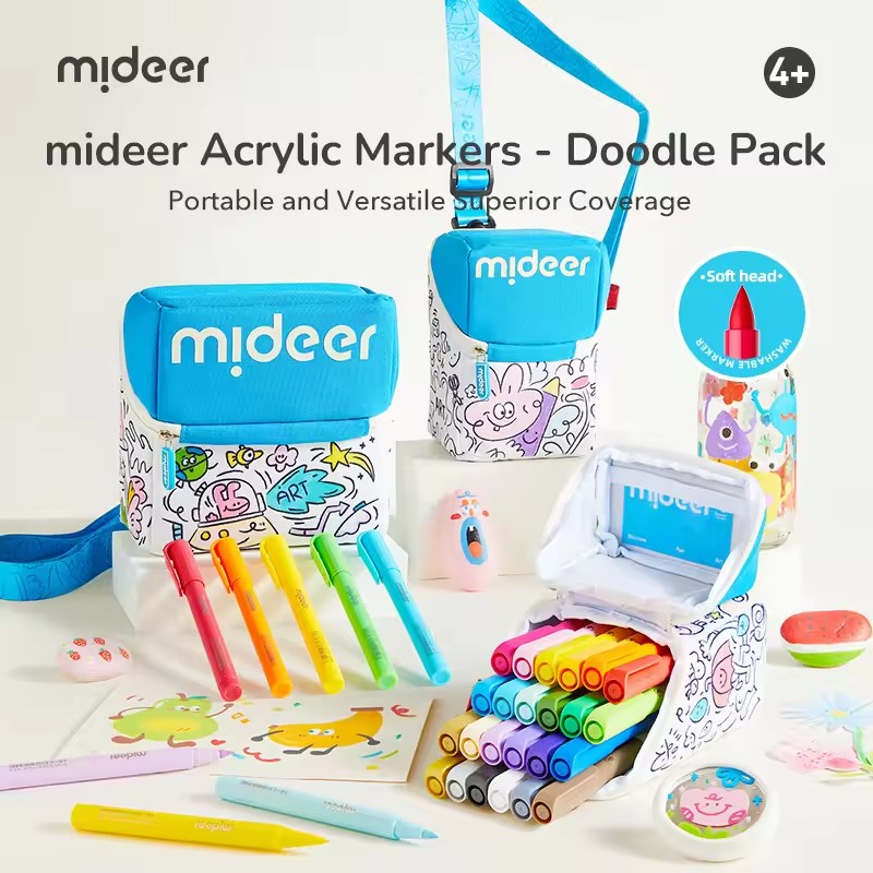 Mideer Acrylic Markers Graffit – Kids Toys Drawing Easy recenzja i cena