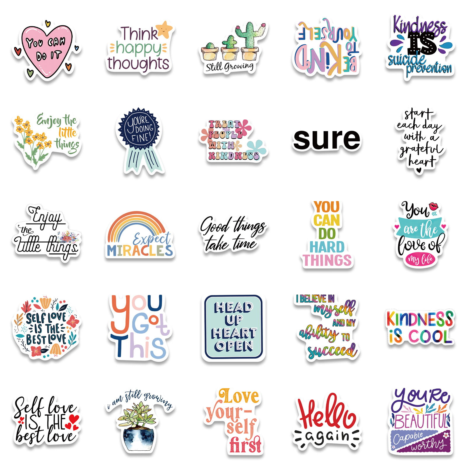 10/52PCS Inspirational Sticker – Kids Toys Quotes recenzja i cena