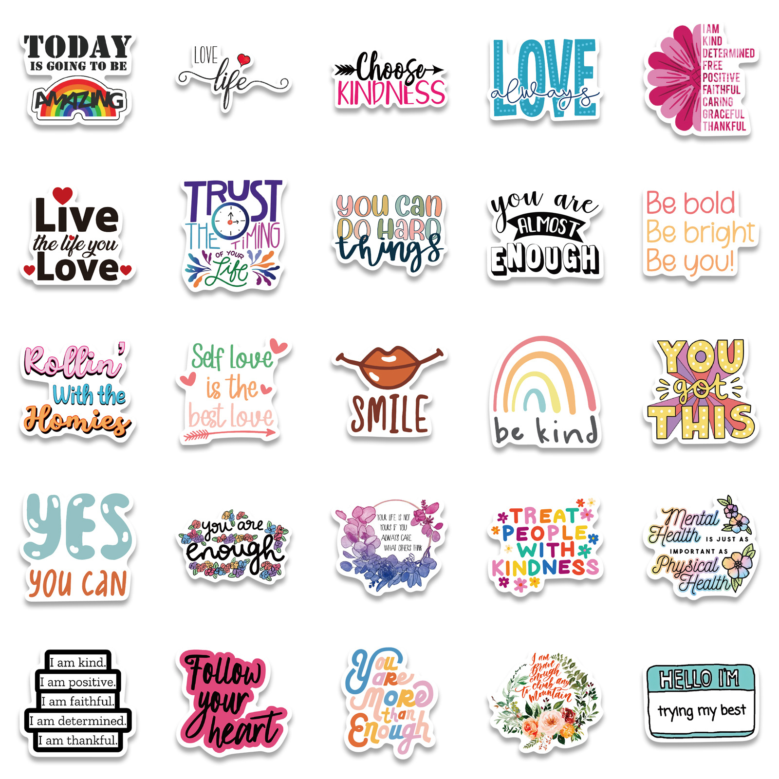 10/52PCS Inspirational Sticker – Kids Toys Quotes recenzja i cena