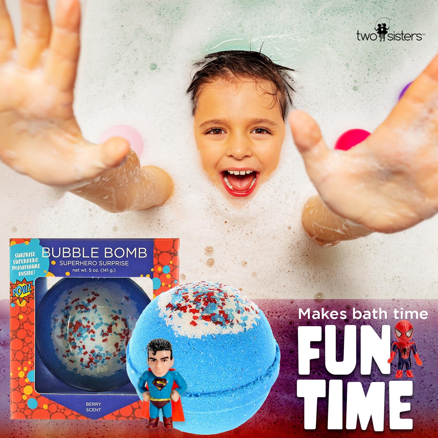 Superhero Bath Bombs for Kids  – Kids Toys Made In Usa recenzja i cena